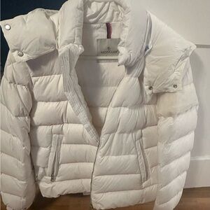 Moncler Women's White Puffer Jacket